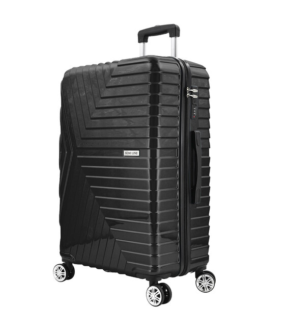 Валіза Semi Line 24" (M) Black (T5765-2) фото, картинка, изображение
