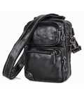Сумка чоловіча Vintage 14437 Чорна картинка, зображення, фото