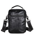 Сумка чоловіча Vintage 14437 Чорна картинка, зображення, фото