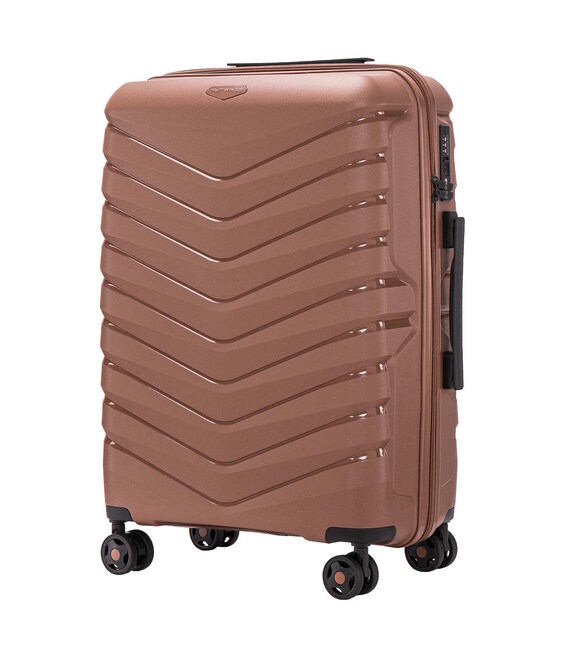 Чемодан Wings PHX01 Midi коричневый фото, картинка, изображение