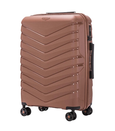 Чемодан Wings PHX01 Midi коричневый фото, картинка, изображение