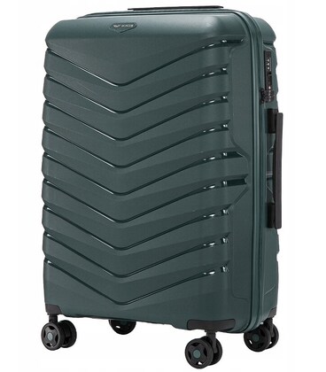 Чемодан Wings PHX01 средний M зеленый фото, картинка, изображение