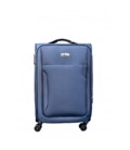 Чемодан Wings 6158 маленький S синий 4 колесный фото, картинка, изображение