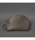 Жіноча шкіряна косметичка 8.0 Темно-бежева картинка, зображення, фото