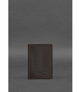 Шкіряна обкладинка для посвідчення водія, ID і пластикових карток 2.2 коричнева картинка, зображення, фото