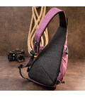 Сумка унісекс через плече смарт текстильна Vintage 20552 Малинова картинка, зображення, фото