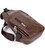 Мужская сумка через плечо из кожзама для документов и города Vintage 20560 Темно Коричневая фото, картинка, изображение