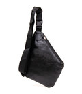 Сумка слінг кожзам Vintage 20565 Чорна картинка, зображення, фото