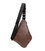 Чоловіча сумка слінг з екошкіри для документів та міста Vintage 20566 Темно Коричнева картинка, зображення, фото