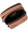 Компактная кожаная сумка для мужчин Vintage 22811 Коричневая фото, картинка, изображение