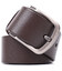 Стильный мужской ремень из натуральной кожи Vintage 20805 Коричневый фото, картинка, изображение