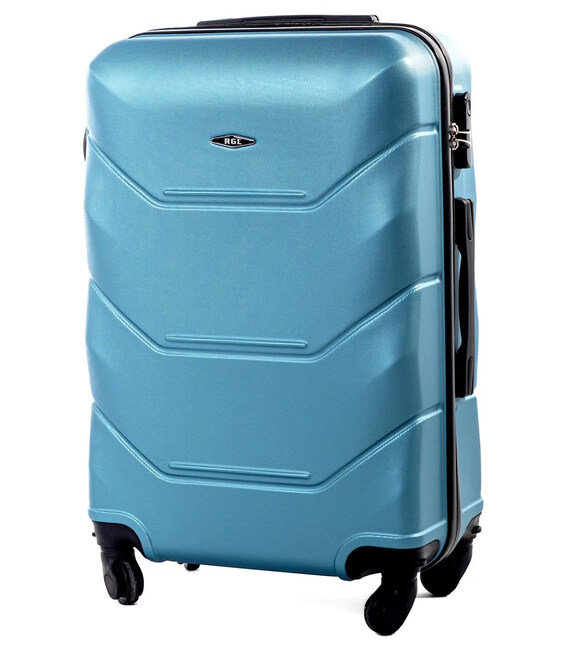 Чемодан RGL 720 средний M синий металик фото, картинка, изображение