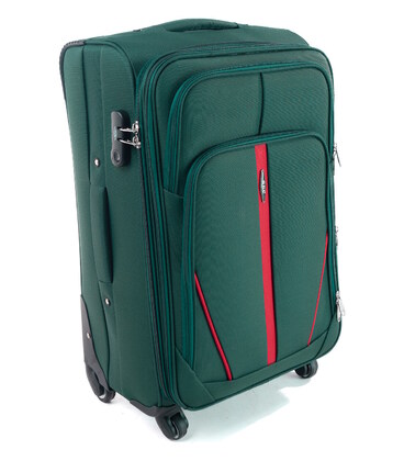 Валіза RGL S-020 велика L зелена 4 колесна картинка, зображення, фото