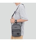Мужской текстильный мессенджер с ручкой Confident AT09-T-23909G фото, картинка, изображение