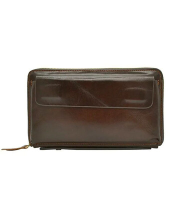 Чоловічий клатч шкіряний bx9043ob Oil Brown картинка, зображення, фото