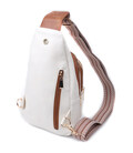 Топова слінг сумка для жінок з екошкіри Vintage 22746 Білий картинка, зображення, фото