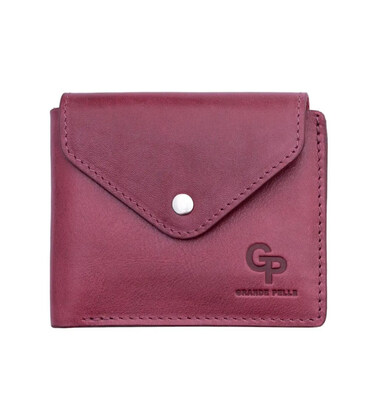 Шкіряне портмоне рожеве Grande Pelle 545661 картинка, зображення, фото