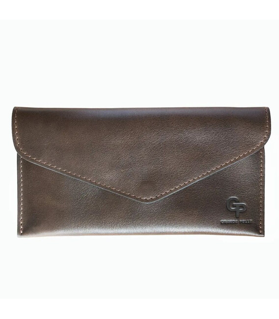 Шкіряний гаманець Grande Pelle 510420 коричневий фото, картинка, изображение