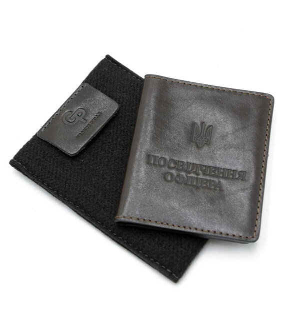 Посвідчення офіцера Grande Pelle 259620 коричнева фото, картинка, изображение