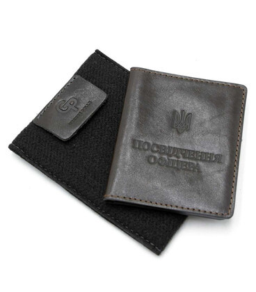 Посвідчення офіцера Grande Pelle 259620 коричнева картинка, зображення, фото