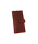 Портмоне вертикальне з хлястиком Grande Pelle Italy 523161, бордо картинка, зображення, фото