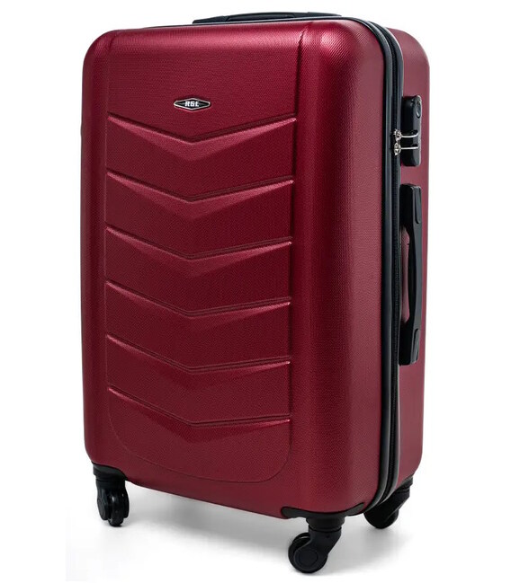 Чемодан RGL 520 большой L бордовый фото, картинка, изображение