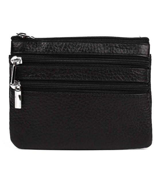 Ключниця Virginia Conti шкіряна чорна vc001a-black фото, картинка, изображение