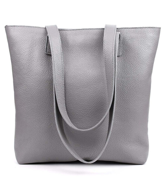 Жіноча сумка шоппер шкіра Алькор Limary lim-3440FJ сірий флотар фото, картинка, изображение