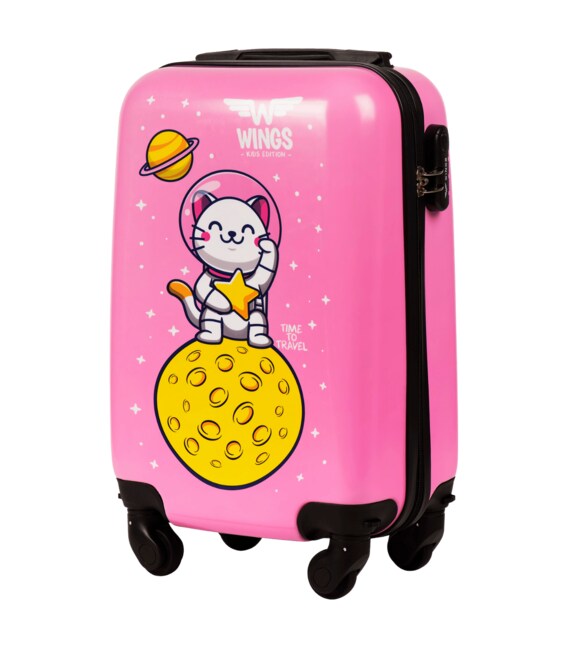Чемодан Wings Kids Extra Mini Pink Astronaut фото, картинка, изображение