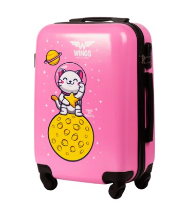 Чемодан Wings Kids Mini Pink Astronaut фото, картинка, изображение
