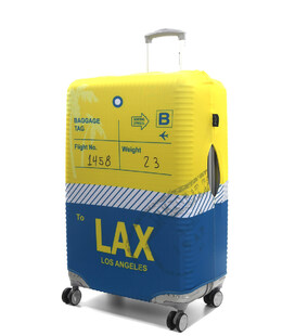 Чехол для чемоданов Airtex большой L Los Angeles LAX фото, картинка, изображение