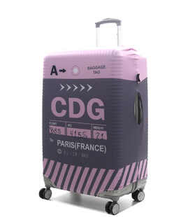 Чохол для валізи Airtex велика L Paris CDG