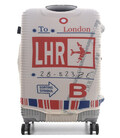 Чехол для чемоданов Airtex средний M London LHR фото, картинка, изображение