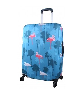 Чохол для валізи Snowball середня M Flamingo картинка, зображення, фото