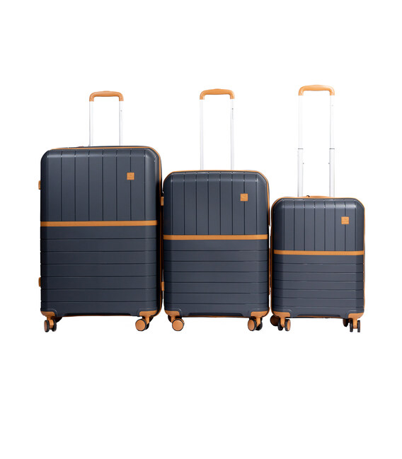 Набір Валіз Snowball 49403 3 в 1 графітовий - картинка, зображення, фото валізи