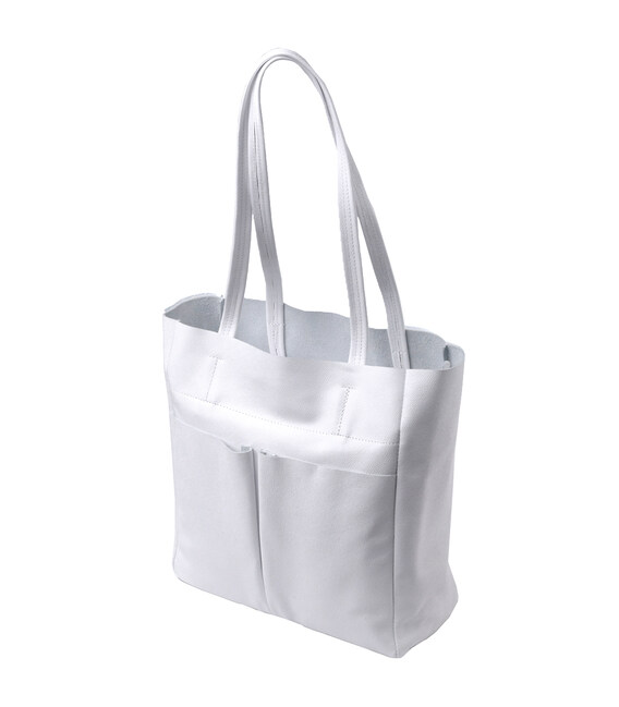 Практична сумка-шоппер із натуральної шкіри Shvigel 22844 Біла картинка, зображення, фото