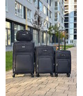 Чемодан Wings 6018 Maxi черный 4 колесный фото, картинка, изображение