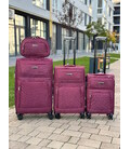 Чемодан Wings 6018 Mini бордовый 4 колесный фото, картинка, изображение