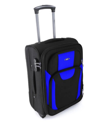 Чемодан RGL 1003 Mini 2 колесный черно-синий фото, картинка, изображение