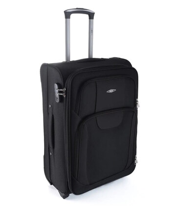Чемодан RGL 1003 большой L 2 колесный черный фото, картинка, изображение