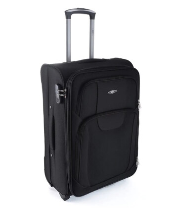 Валіза RGL 1003 Maxi 2 колесна чорна картинка, зображення, фото