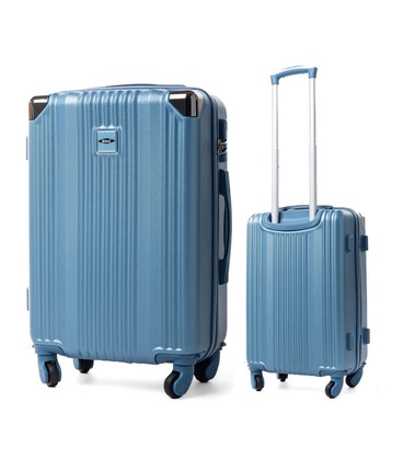 Чемодан RGL 735 Maxi синий металик фото, картинка, изображение