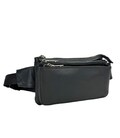 Бананка на несколько отделов в гладкой коже TDING BAG 6800A фото, картинка, изображение