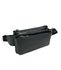Бананка на несколько отделов в гладкой коже TDING BAG 6800A фото, картинка, изображение