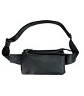 Бананка на несколько отделов в гладкой коже TDING BAG 6800A фото, картинка, изображение