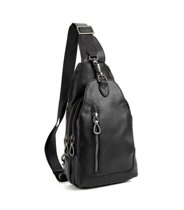 Слінг із замком шкіряний TIDING BAG A0011A картинка, зображення, фото
