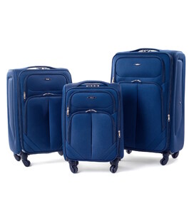 Валіза RGL S-010 середня M синя 4 колесна