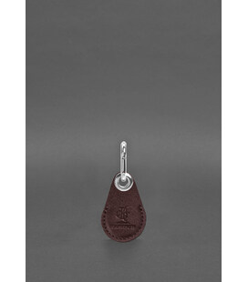 Шкіряний чохол для Apple AirTag без віконця Бордовий картинка, зображення, фото