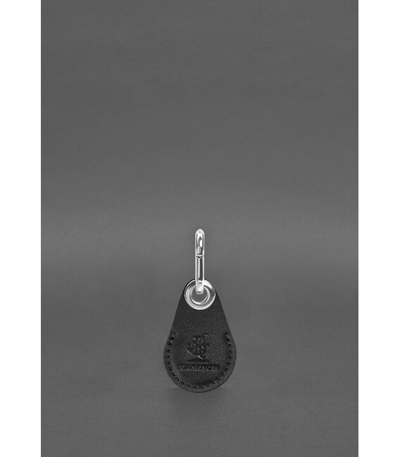 Кожаный чехол для Apple AirTag без окошка Черный фото, картинка, изображение