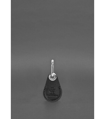 Кожаный чехол для Apple AirTag без окошка Черный фото, картинка, изображение